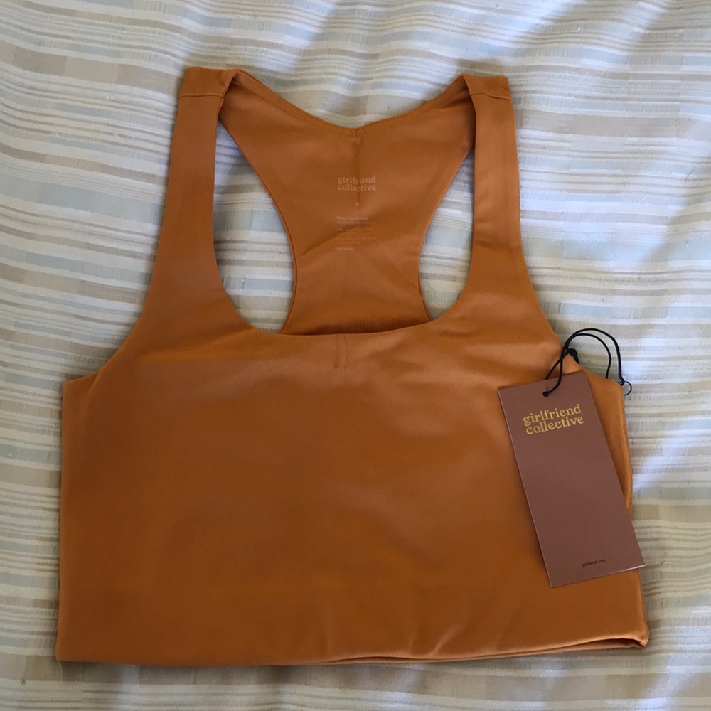 Girlfriend collective Paloma bra in honey